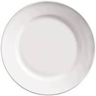 PLATE 9.75" ROLLED EDGE EUROPEAN WHITE   2DZ/CS